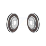 Front Coated Disc Brake Rotors Pair For 2006-2011 Mercedes-Benz B200 KG-100299
