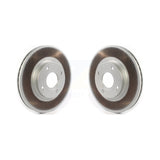 Front Coated Disc Brake Rotors Pair For 2014-2019 Ford Fiesta ST KG-101315