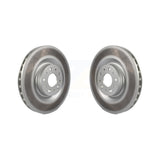 Front Coated Disc Brake Rotors Pair For 2014-2020 Fiat 500L KG-100148