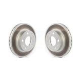 Front Coated Disc Brake Rotors Pair For 2014-2022 Ram ProMaster 1500 2500 3500 KG-101317