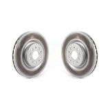 Front Coated Disc Brake Rotors Pair For 2015-2022 Ram ProMaster City KG-101318