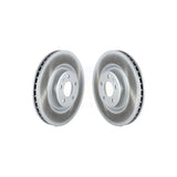 Front Coated Disc Brake Rotors Pair For Audi Q5 A4 A5 Quattro A6 Sportback allroad KG-101335