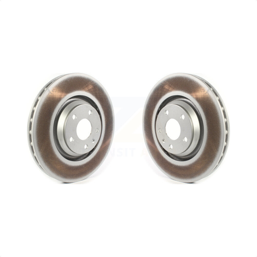 Front Coated Disc Brake Rotors Pair For Audi TT Quattro TTS KG-101324