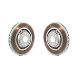 Front Coated Disc Brake Rotors Pair For Audi TT Quattro TTS KG-101324
