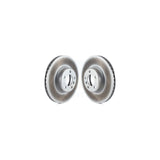 Front Coated Disc Brake Rotors Pair For BMW 328i xDrive 428i 335i 330i 320i Gran Coupe 435i 228i GT M235i 440i 340i 328d 430i M240i 230i ActiveHybrid 3 KG-100376