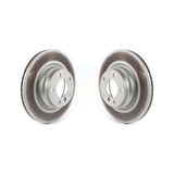 Front Coated Disc Brake Rotors Pair For BMW 330i 330xi X1 KG-101392