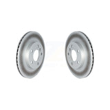 Front Coated Disc Brake Rotors Pair For BMW i3 i3s KG-101615