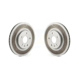 Front Coated Disc Brake Rotors Pair For Buick Envision Cadillac XT4 KG-101313