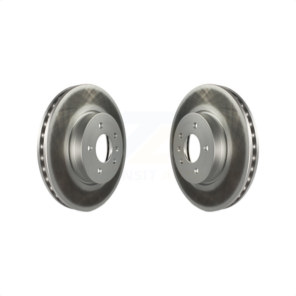 Front Coated Disc Brake Rotors Pair For Cadillac ATS CT4 KG-100061