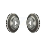 Front Coated Disc Brake Rotors Pair For Cadillac ATS CT4 KG-100061