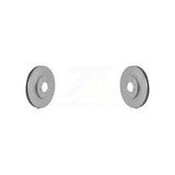 Front Coated Disc Brake Rotors Pair For Cadillac CTS With Standard Suspension KG-100026