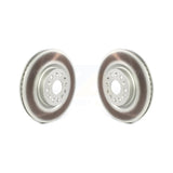 Front Coated Disc Brake Rotors Pair For Cadillac XT5 Buick Enclave XT6 KG-100379