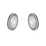 Front Coated Disc Brake Rotors Pair For Chevrolet Camaro Buick Regal Pontiac G8 SS KG-100053