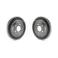 Front Coated Disc Brake Rotors Pair For Chevrolet Malibu Pontiac G6 Cobalt Saturn Ion HHR Aura G5 Pursuit KG-100028