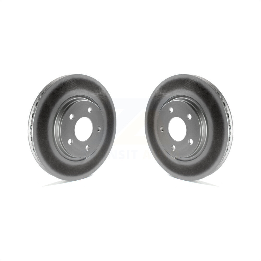 Front Coated Disc Brake Rotors Pair For Chevrolet Malibu Pontiac G6 Cobalt Saturn Ion HHR Aura G5 Pursuit KG-100028
