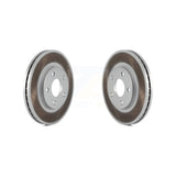 Front Coated Disc Brake Rotors Pair For Chevrolet Malibu Pontiac G6 KG-100032