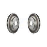 Front Coated Disc Brake Rotors Pair For Chevrolet Silverado 1500 GMC Sierra Tahoe Cadillac Yukon Suburban Escalade XL Avalanche Classic XTS ESV Express LD EXT Savana Limited KG-100035