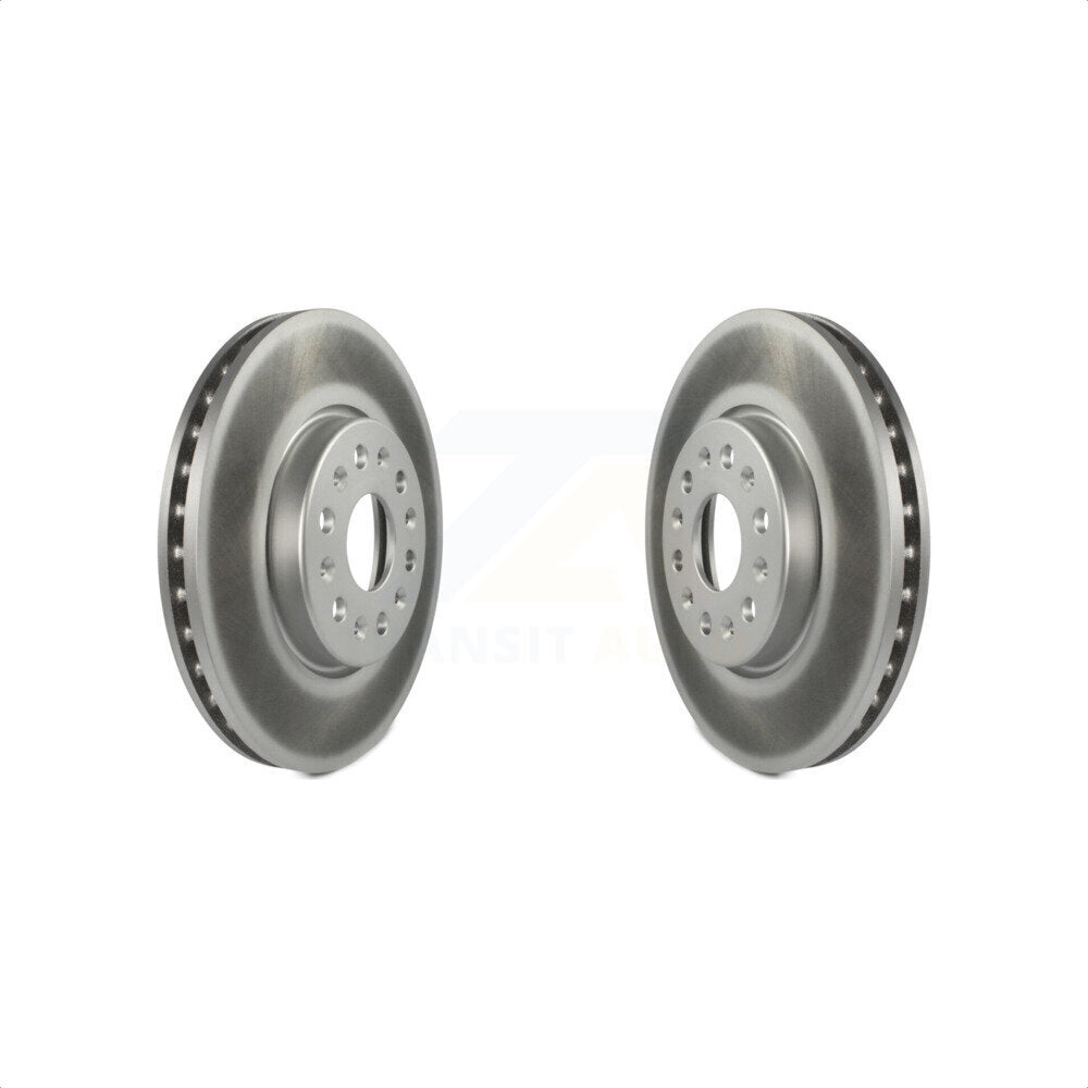 Front Coated Disc Brake Rotors Pair For Chevrolet Traverse GMC Acadia Buick Enclave Blazer KG-100063