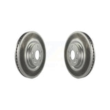 Front Coated Disc Brake Rotors Pair For Ford Fusion Lincoln MKZ KG-100105