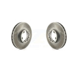 Front Coated Disc Brake Rotors Pair For Ford Transit-350 HD KG-101607