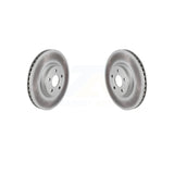 Front Coated Disc Brake Rotors Pair For Ford Transit Connect KG-101605