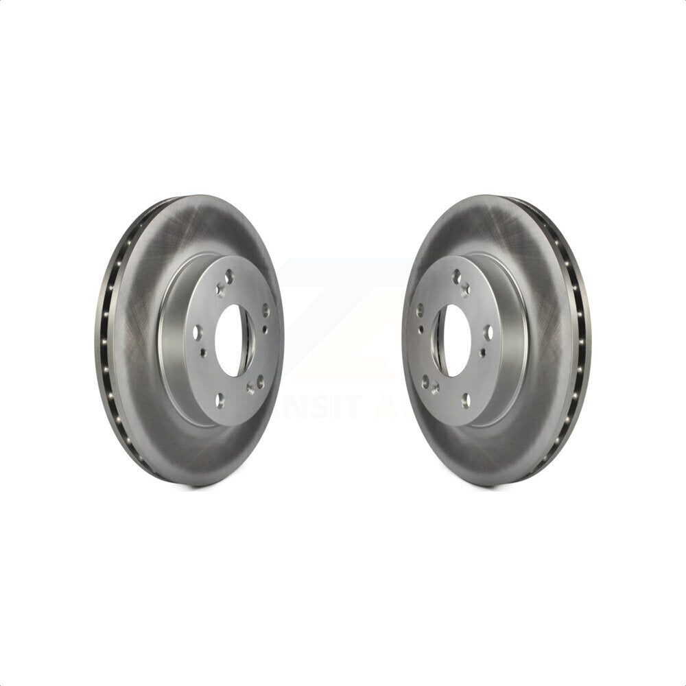 Front Coated Disc Brake Rotors Pair For Honda Civic Acura RSX CR-Z KG-100186