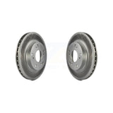 Front Coated Disc Brake Rotors Pair For Honda Civic Acura RSX CR-Z KG-100186