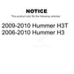 Front Coated Disc Brake Rotors Pair For Hummer H3 H3T KG-100038