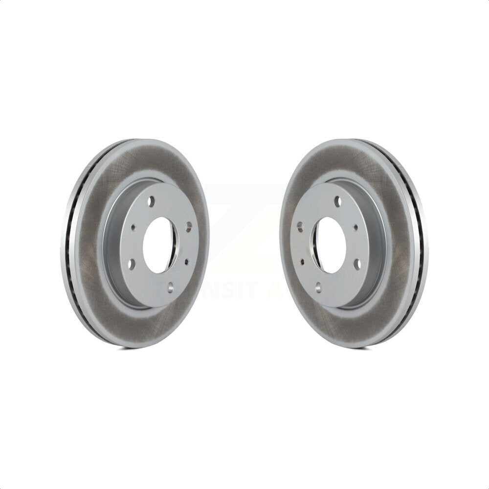 Front Coated Disc Brake Rotors Pair For Hyundai Elantra Sonata Kia Optima Magentis KG-100198