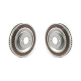 Front Coated Disc Brake Rotors Pair For INFINITI QX50 QX55 KG-101342