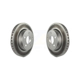 Front Coated Disc Brake Rotors Pair For Jeep Liberty Dodge Nitro KG-100136