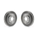 Front Coated Disc Brake Rotors Pair For Jeep Renegade Compass Dodge Dart Chrysler 200 Fiat 500X KG-100146