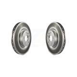 Front Coated Disc Brake Rotors Pair For Land Rover Discovery Sport Range Evoque Jaguar E-Pace KG-101222