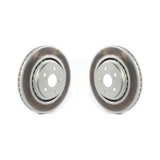 Front Coated Disc Brake Rotors Pair For Lexus RX350 RX450h Toyota RX350L Camry RX450hL Avalon NX250 NX350 NX350h KG-101331