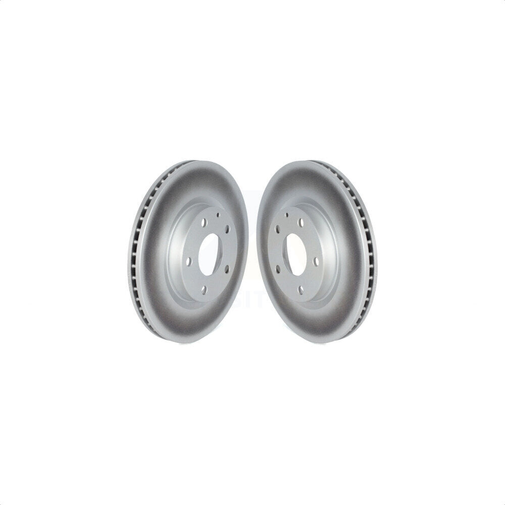 Front Coated Disc Brake Rotors Pair For Mazda 3 CX-30 KG-101603
