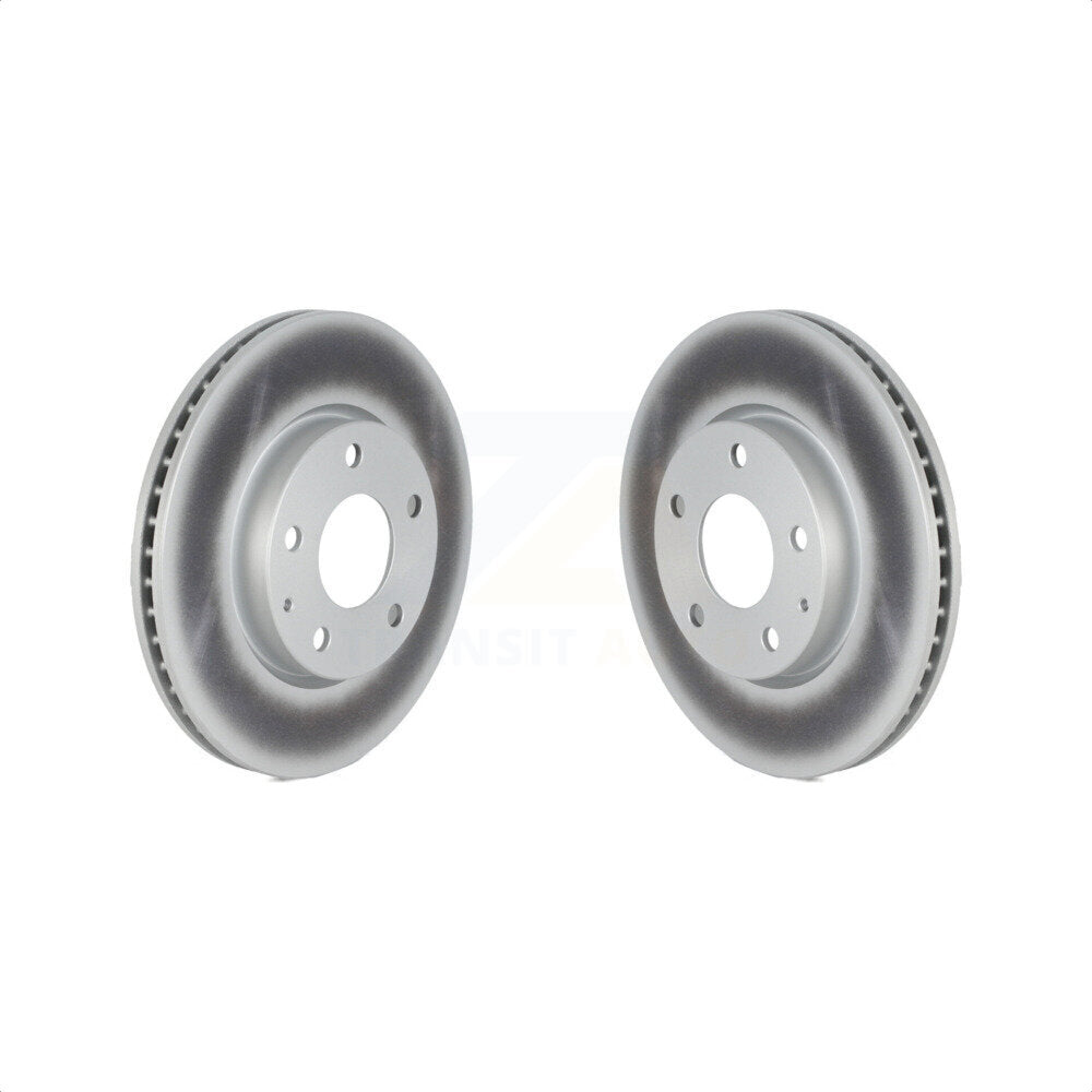 Front Coated Disc Brake Rotors Pair For Mazda 3 KG-101602