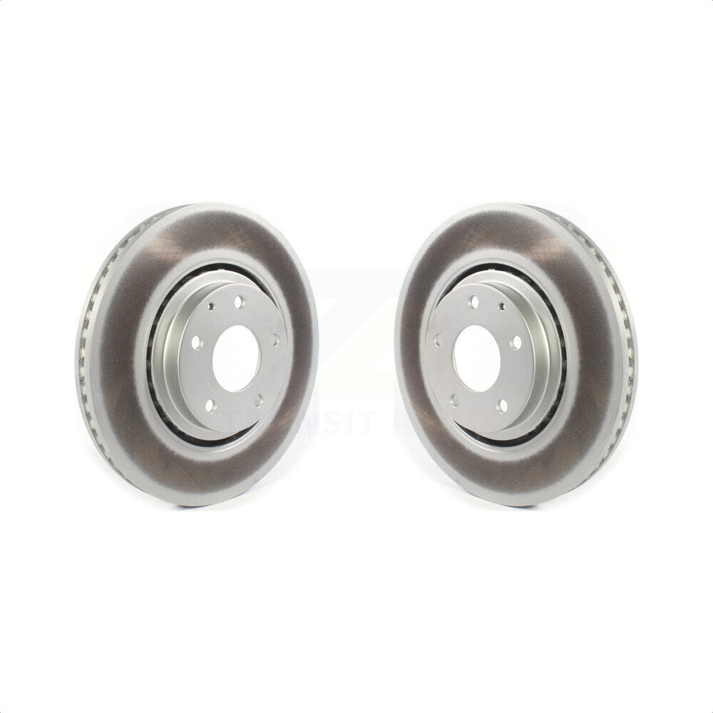 Front Coated Disc Brake Rotors Pair For Mazda CX-5 CX-9 6 KG-101337