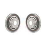 Front Coated Disc Brake Rotors Pair For Mazda CX-5 CX-9 6 KG-101337