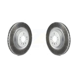 Front Coated Disc Brake Rotors Pair For Mercedes-Benz ML350 GL450 R350 GL550 ML320 GL350 ML550 GL320 KG-100247