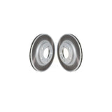Front Coated Disc Brake Rotors Pair For Mini Cooper Countryman Paceman KG-101510