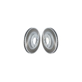Front Coated Disc Brake Rotors Pair For Mini Cooper Countryman Paceman KG-101511