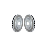 Front Coated Disc Brake Rotors Pair For Mitsubishi Lancer KG-101513
