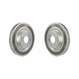 Front Coated Disc Brake Rotors Pair For Nissan INFINITI Pathfinder Murano QX60 Q50 JX35 QX50 Q60 Z KG-100353