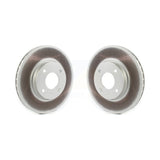 Front Coated Disc Brake Rotors Pair For Nissan Kicks Versa KG-101341