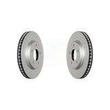 Front Coated Disc Brake Rotors Pair For Nissan NV200 LEAF Chevrolet City Express KG-100327