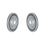 Front Coated Disc Brake Rotors Pair For Subaru Forester KG-101719