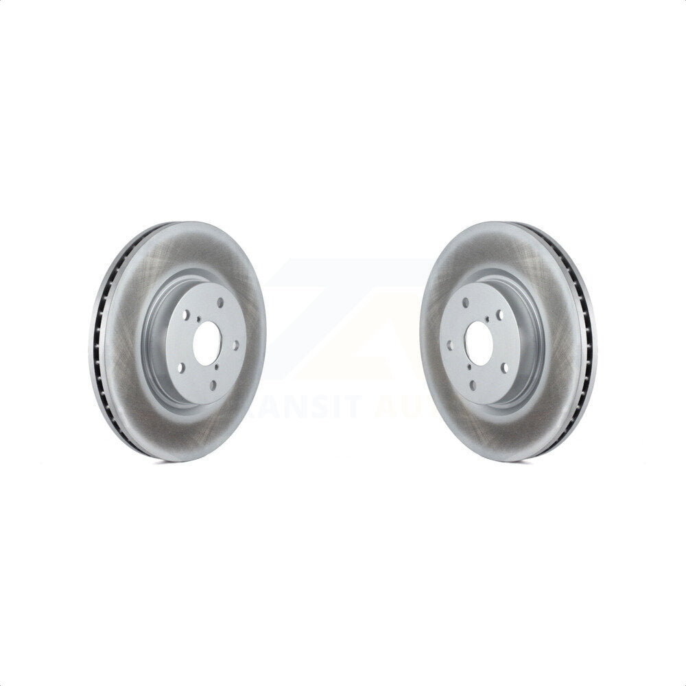 Front Coated Disc Brake Rotors Pair For Subaru Outback Legacy WRX Tribeca B9 KG-100239