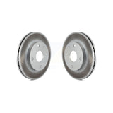 Front Coated Disc Brake Rotors Pair For Suzuki Forenza Reno Chevrolet Optra KG-100228