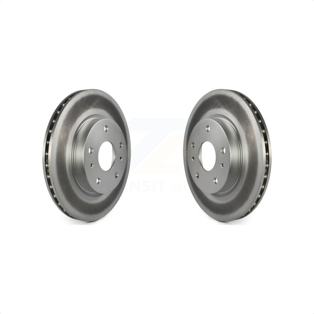 Front Coated Disc Brake Rotors Pair For Suzuki SX4 Crossover KG-100285