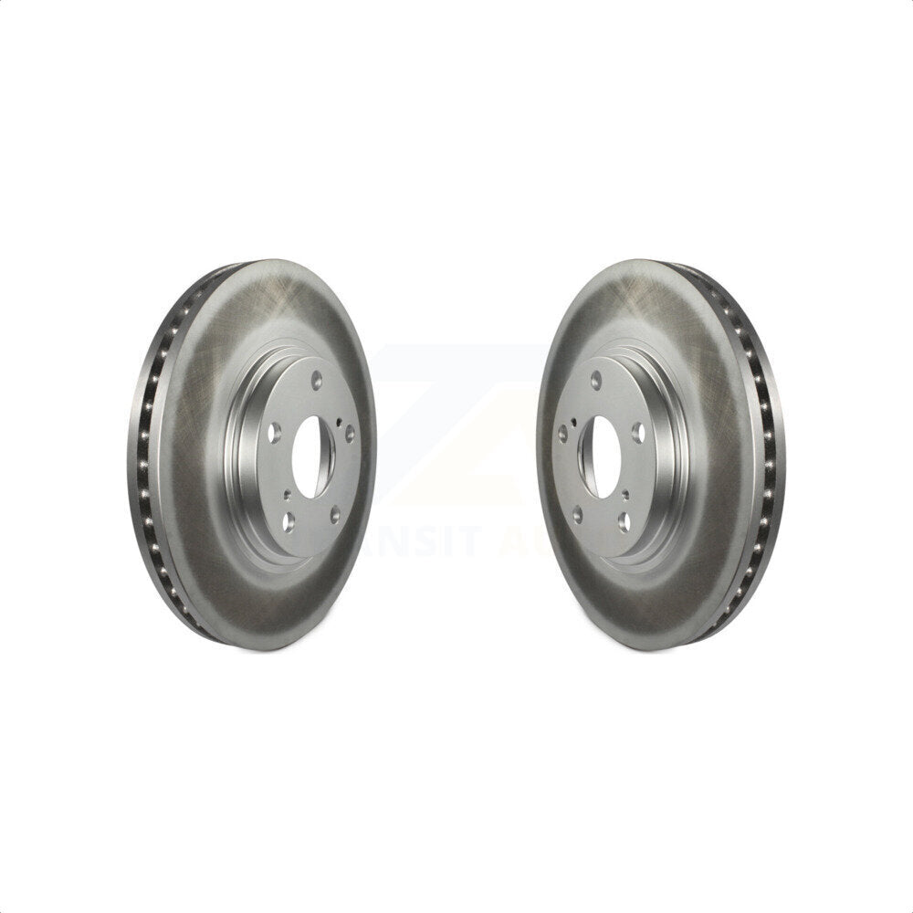 Front Coated Disc Brake Rotors Pair For Toyota Camry Lexus RX300 ES330 KG-100171